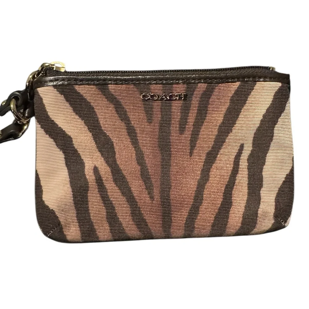 Coach Madison Phoebe Shoulder Bag in a Zebra Print & Matching Wallet LIKE NEW - Picture 9 of 11